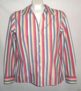 NWOT GOLD LABEL WESTBOUND STRIPED SHIRT, 10 NON IRON  