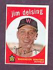1959 Topps Jim Delsing Washington Senators 386 EX  