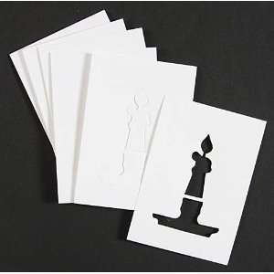  Candle Iris Folding Card Toppers 6 pk