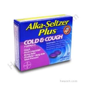  Alka Seltzer Plus Cold & Cough Formula   12 Liquid Gels 