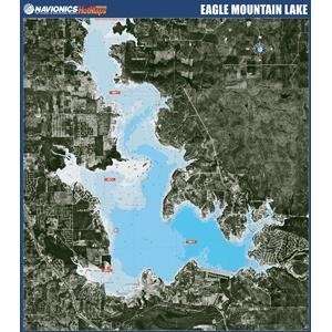    Navionics Paper Map: Eagle Mountain Lake Texas: Sports & Outdoors
