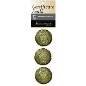    Southworth Gold Foil Certificate Seals SOUS3