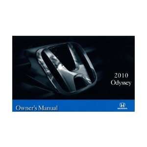  2010 HONDA ODYSSEY Owners Manual User Guide: Automotive