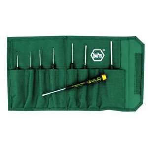 Wiha 27290 Slotted Screwdriver Set with Precision ESD Safe Dissipative 