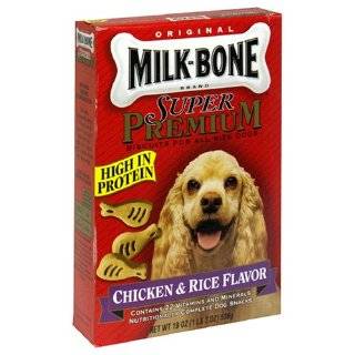   & Rice Flavor Biscuits for All Size Dogs, 19 Ounce Boxes (Pack of 6