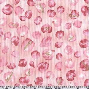   the Rose Petals Pink Fabric By The Yard: Arts, Crafts & Sewing