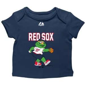 Boston Red Sox Newborn Navy Mascot Envelope T Shirt:  