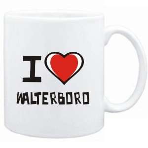  Mug White I love Walterboro  Usa Cities Sports 