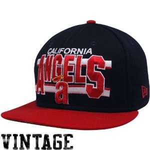  New Era California Angels Navy Blue Red Word Stripe 9FIFTY 