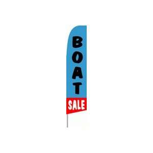  Boat Sale Feather Banner Flag (11 x 2.5 Feet): Patio, Lawn 