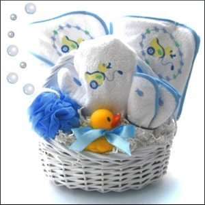  Blue Ducky Bath Time 