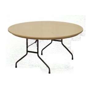  Molded Plastic Folding Table Round 60 Inch   Commercial Grade Tables 