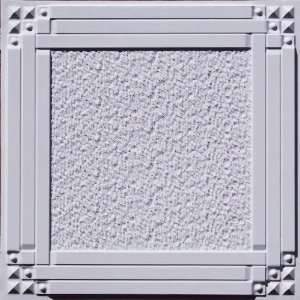  209 Faux Tin Ceiling Tile Glue up (24x24) White Matte 