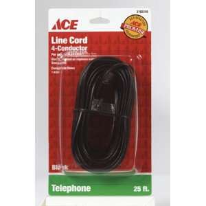  Ace Modular Telephone Line Cord (3183316): Electronics