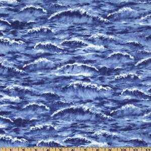   Ocean Pacific Blue Fabric By The Yard Arts, Crafts & Sewing