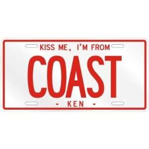 NEW  KISS ME , I AM FROM COAST  KENYA LICENSE PLATE SIGN 