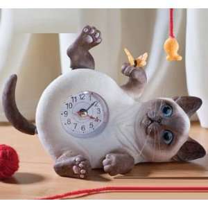   Cat Clock with Wagging Tail by Popular Creations