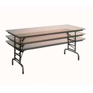 Medline High Pressure Top Folding Tables   Adjustable Height from 22 