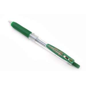   Push Clip Gel Ink Pen   0.3 mm   Viridian Green: Office Products