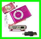 NEW Mini Hello Kitty Clip  Player Pink Support Micro SD/TF card