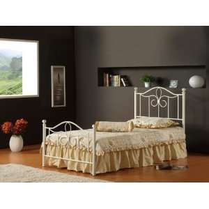  Twin Metal Bed by Hillsdale   Off White (1354BTWMR)