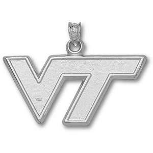  Sterling Silver Virginia Tech University Vt Pendant 