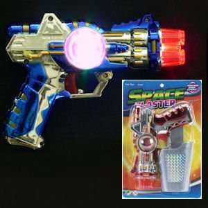  Flashing Space Blaster Gun with Holster Toys & Games