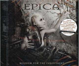   requiem for the indifferent CD + 1 BONUS TRACKS (twin flames)  
