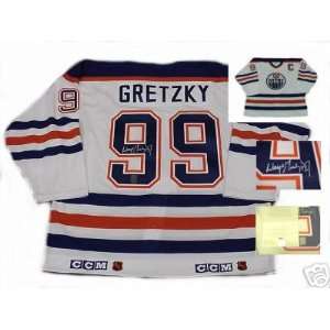  Wayne Greztky Autographed Edmonton Oilers Jersey Sports 