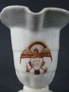 Rare Chinese Export Armorial Porcelain Creamer W/Eagle For The 