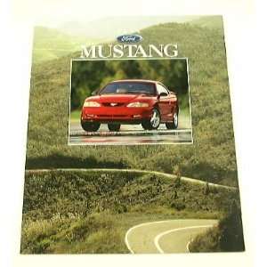  1996 96 Ford MUSTANG BROCHURE Coupe Convertible GT 