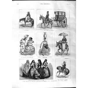  1881 SOUTH AMERICA COSTUMES LIMA PERU BAKER CALEZA