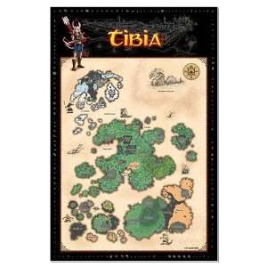  Tibia   Map Internet Large Poster by 