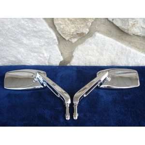   CHROME MIRROR SET FOR MOST HARLEYS & CHOPPERS 1965 & UP: Automotive