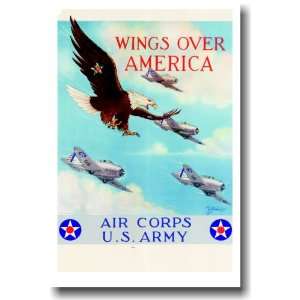   America   Air Corps US Army   Vintage Reprint Poster
