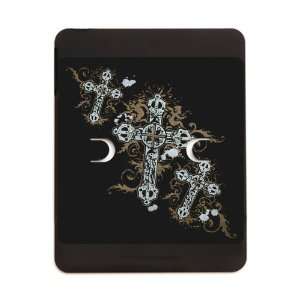  iPad 5 in 1 Case Matte Black Goth Crosses: Everything Else