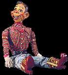 1988 HOWDY DOODY TIME MEDIUM ADULT HOUSE SLIPPERS/SHOES NEW CONDITION 