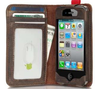 Twelve South BookBook   iPhone4 iPhone4S Leather Case Wallet (New In 