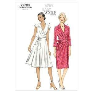 Vogue Patterns V8784 Misses Dress, Size A5 (6 8 10 12 14)