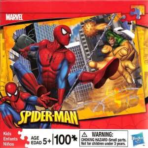  Spider Man and Sandman Puzzle by Hasbro   100 Piece Toys & Games