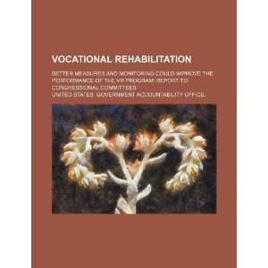  Vocational rehabilitation better measures and monitoring 