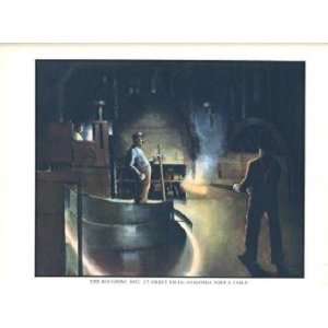   Roughing Mill Magazine Illustration 1930s Anaconda 