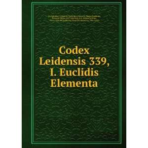   1928. ed,HajjÄj ibn YÅ«suf ibn Matar, ca. 786 ca.835 Euclid Books