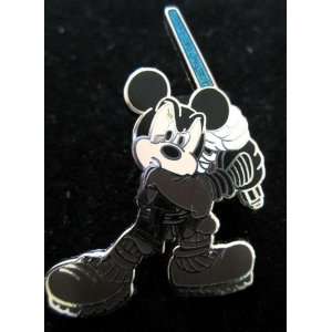  Disney Pin Mickey As Anakin Skywalker with Light Saber 