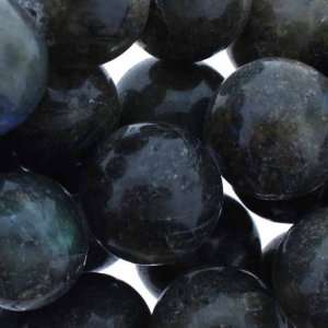 Labradorite  Round Plain   20mm Diameter, No Grade   Sold by 16 Inch 