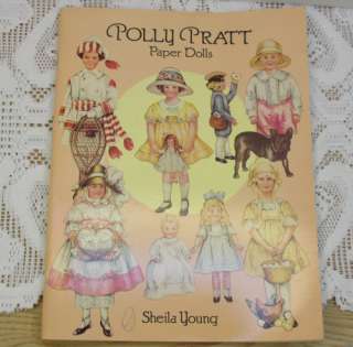 Polly Pratt Old Fashioned Paper Dolls Sheila Young 1992 reprint 1919 