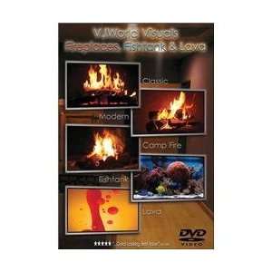 Hal Leonard Vj World Visuals Fireplaces, Fishtank & Lava DVD (Standard 