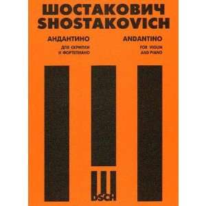  Shostakovich, Dmitri   Andantino from Quartet No. 4, Op 