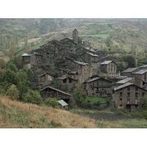  Village Surmounted by Romanesque Church, Pal, Andorra 