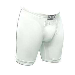   Baseball/Softball Fielder Shorts   White Large